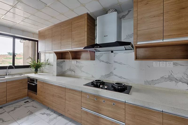 成熟优雅的现代简约风格室内装修设计效果图-厨房